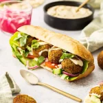 Falafel Sandwich Falafel Plate