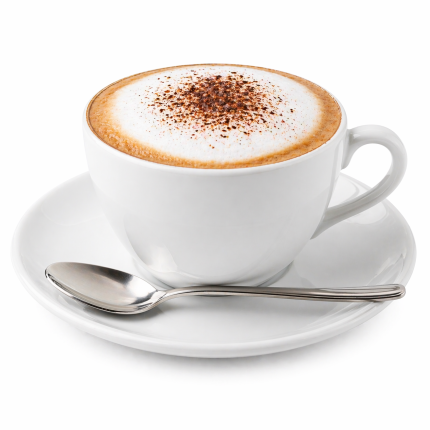 Cappuccino coffee with rich foam – Midnight Cafe Port Moody BC